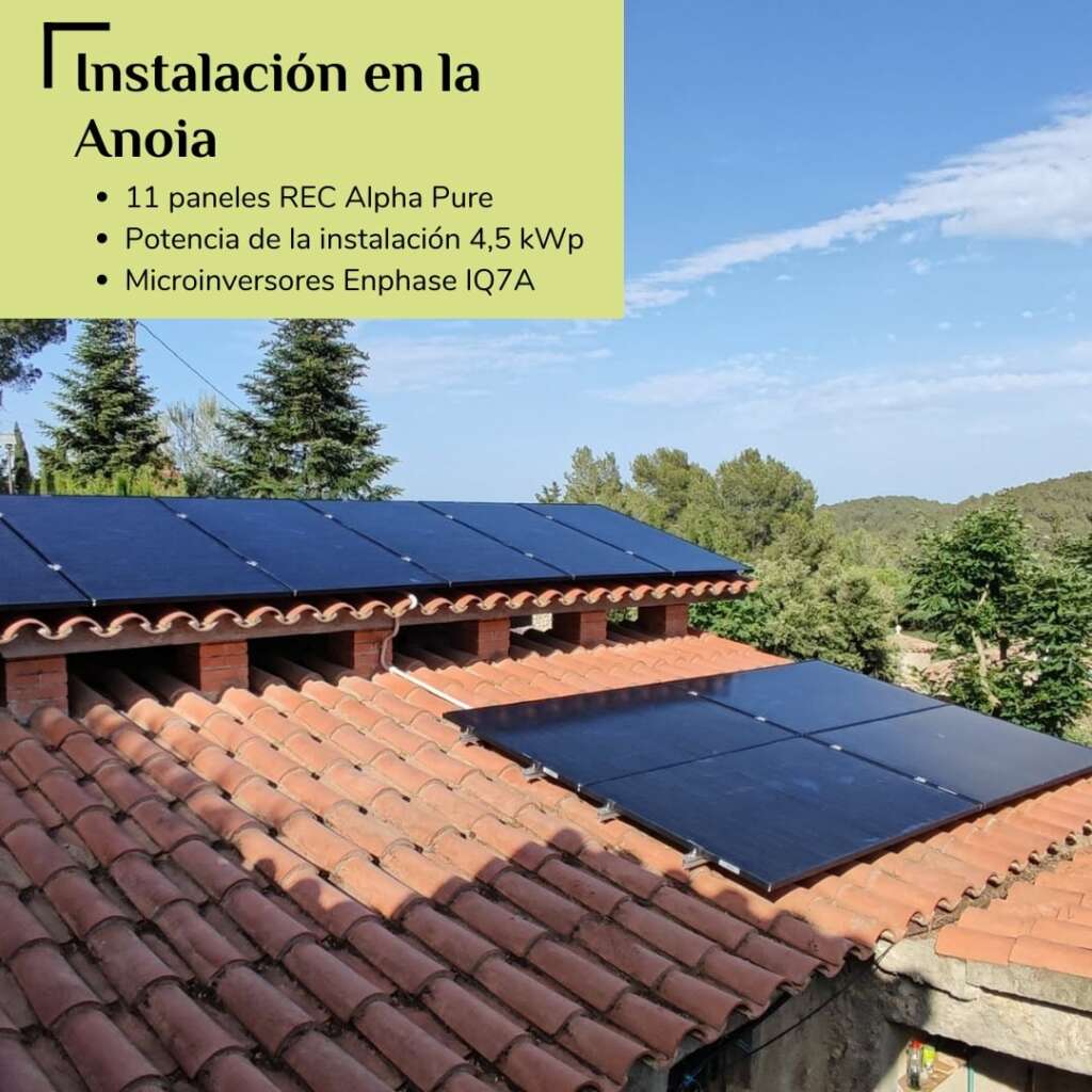 foto instalacion placas solares en l'anoia