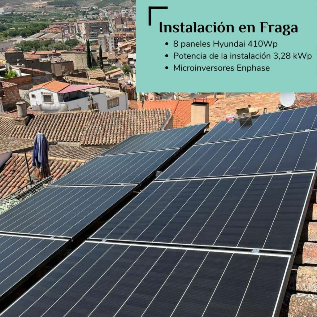 foto instalacion paneles solares en fraga
