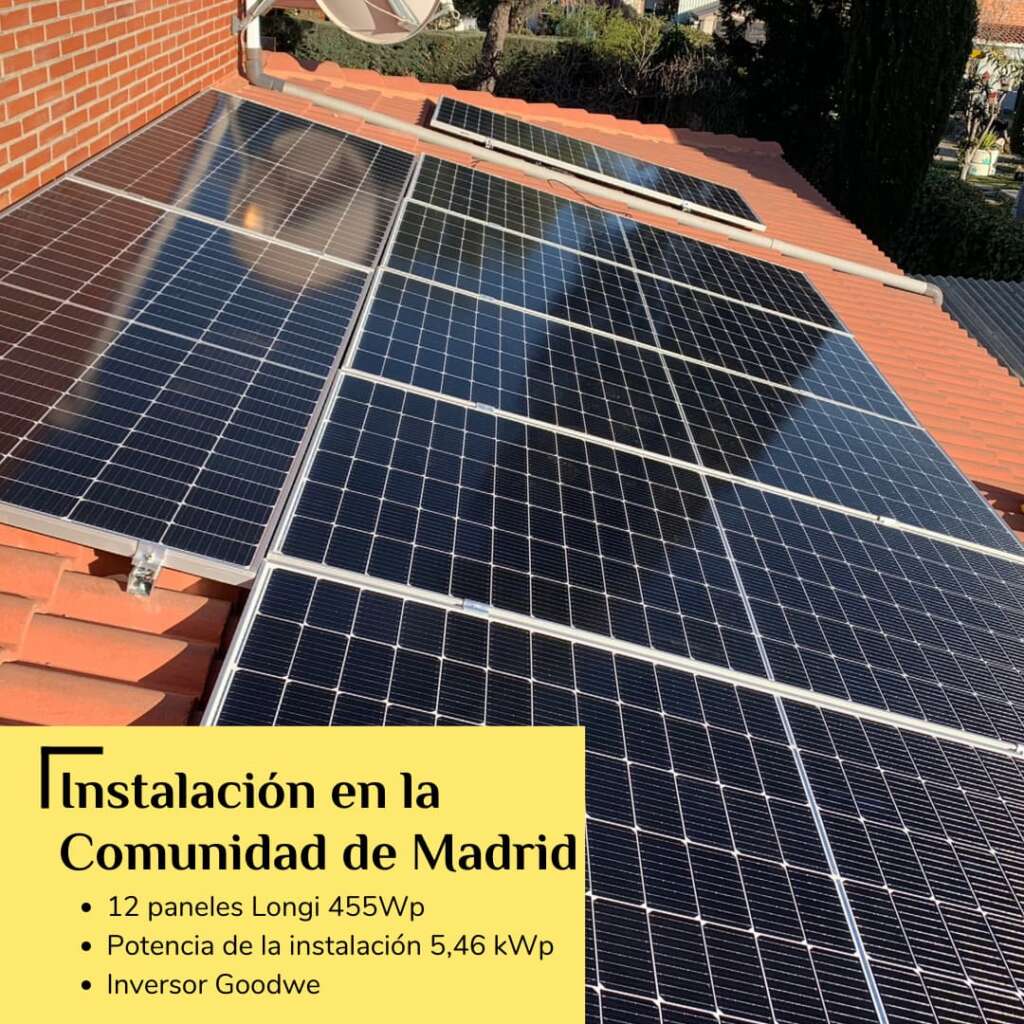 foto instalacion paneles solares en madrid 3